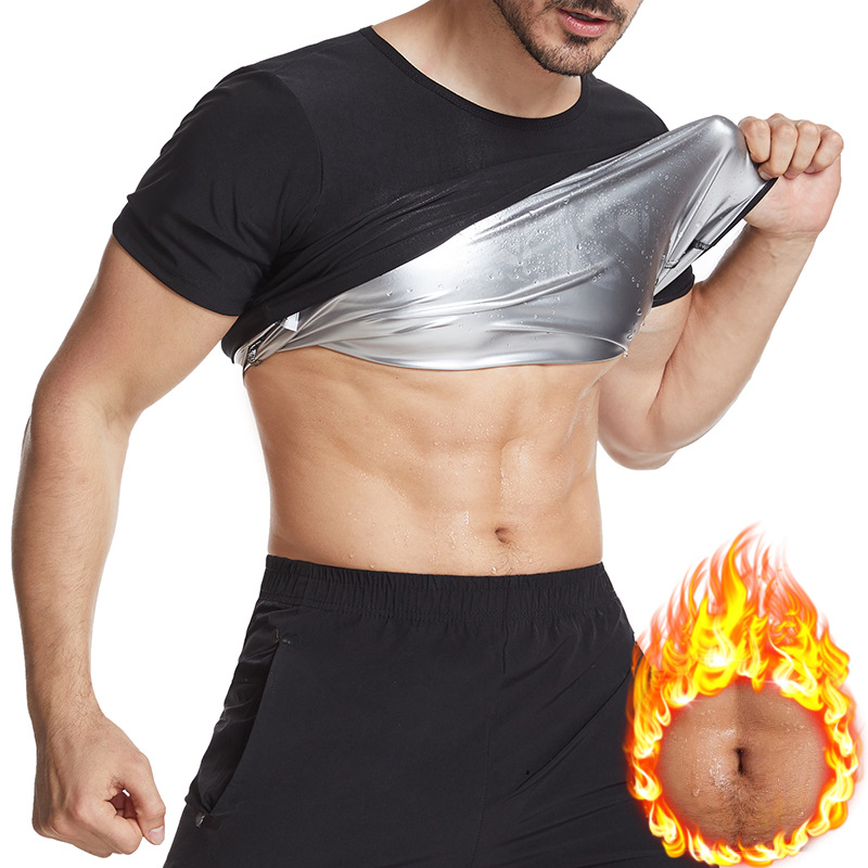 Tiktok Amazon Hot Sale heavy duty sauna suit running non rip sweat tracksuit weight loss slimming for men fitness wear