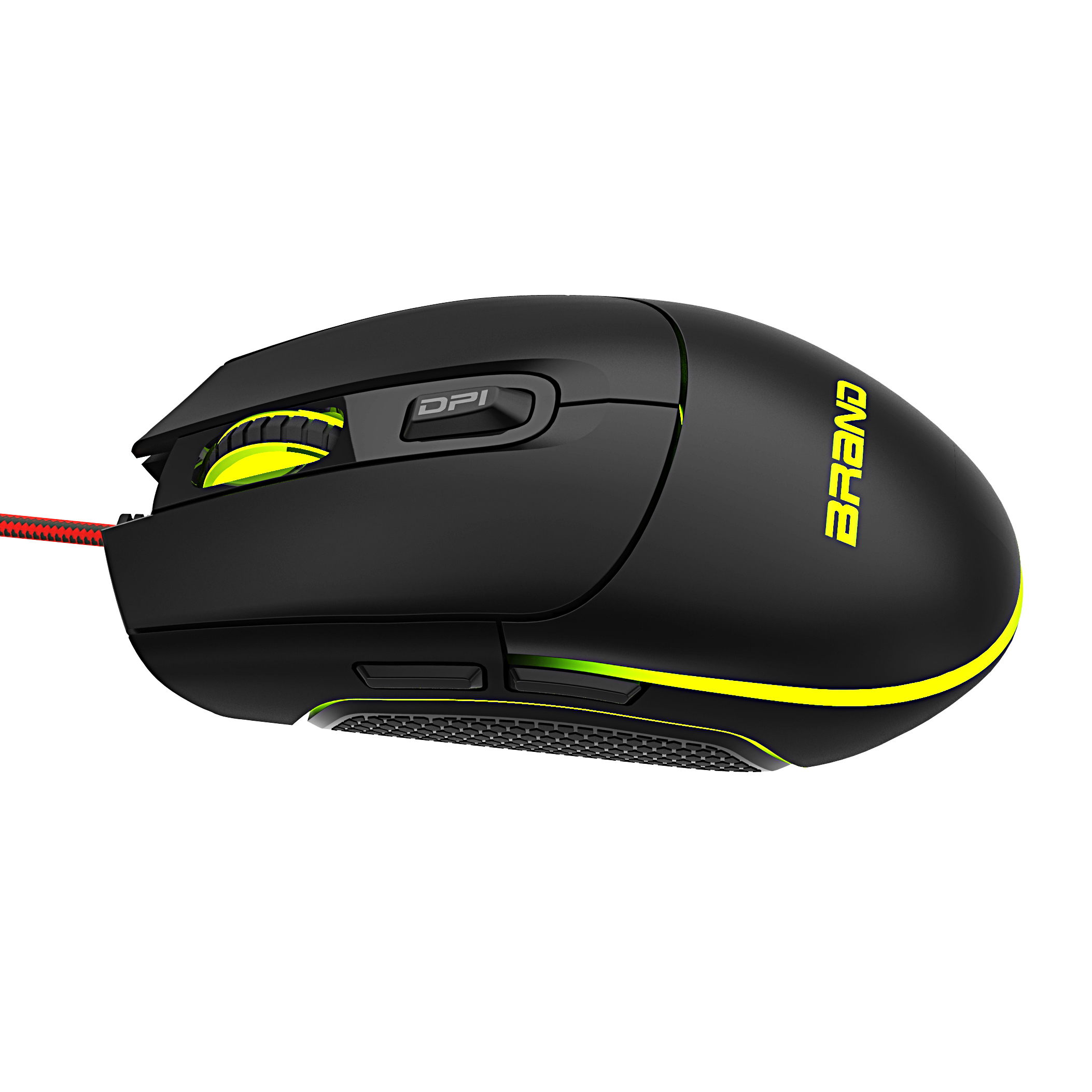 Горячая Распродажа 7200 точек/дюйм USB Проводная RGB Chroma игровая мышь с подсветкой для компьютерных геймеров