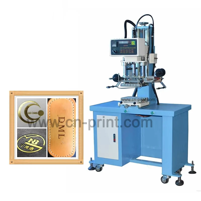 LC Brand Pneumatic Electrical Product Embossing Stamping Machines TC-200 Hot Stamp Machine Letters for Hot Stamping