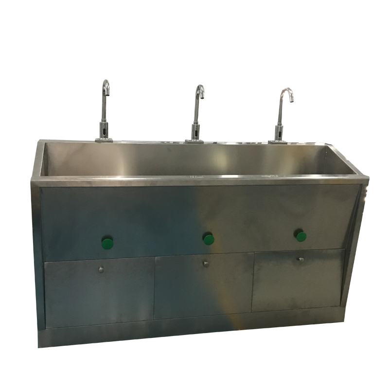 Cleanroom Hand Washing Sink with Knee Touch and Sensor Tap Hand Wash Sink