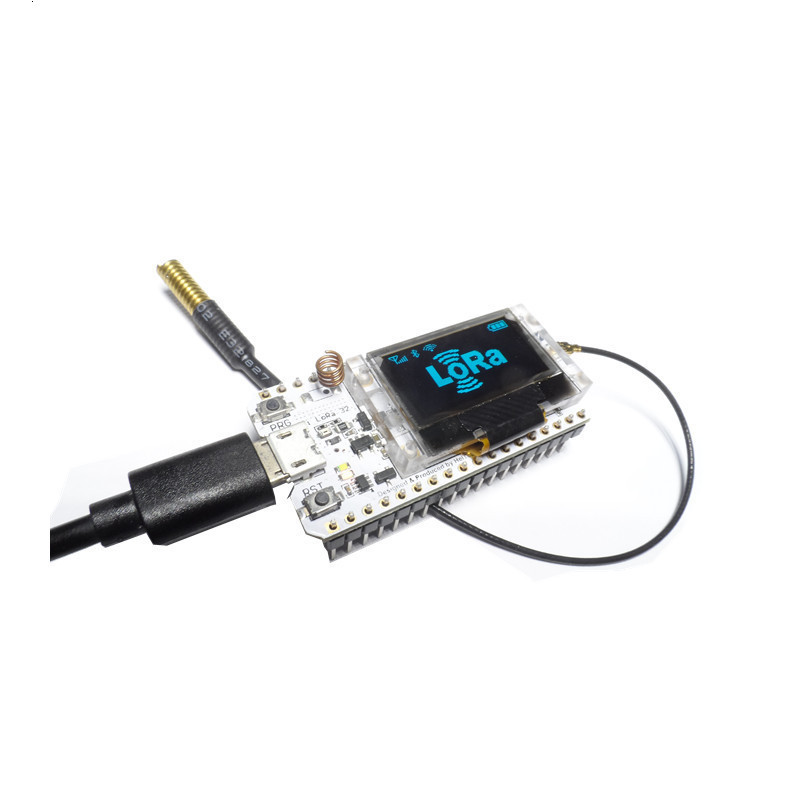 Wifi Lora 32 V2 433 МГц 470 МГц SX1278 0,96 дюймовый oled-дисплей ESP32 LoRa dev-board с антенной для iot
