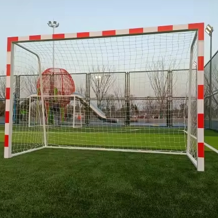 3*2m Aluminum or Carbon steel Handball Goal Post with Net