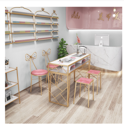 nail technician table nail manicure table with chair