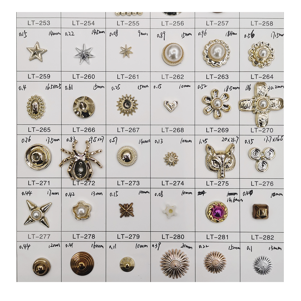 2021 Fashion pop plastic rivet shoes bag decoration rivets punk Zinc Alloy garment rivets