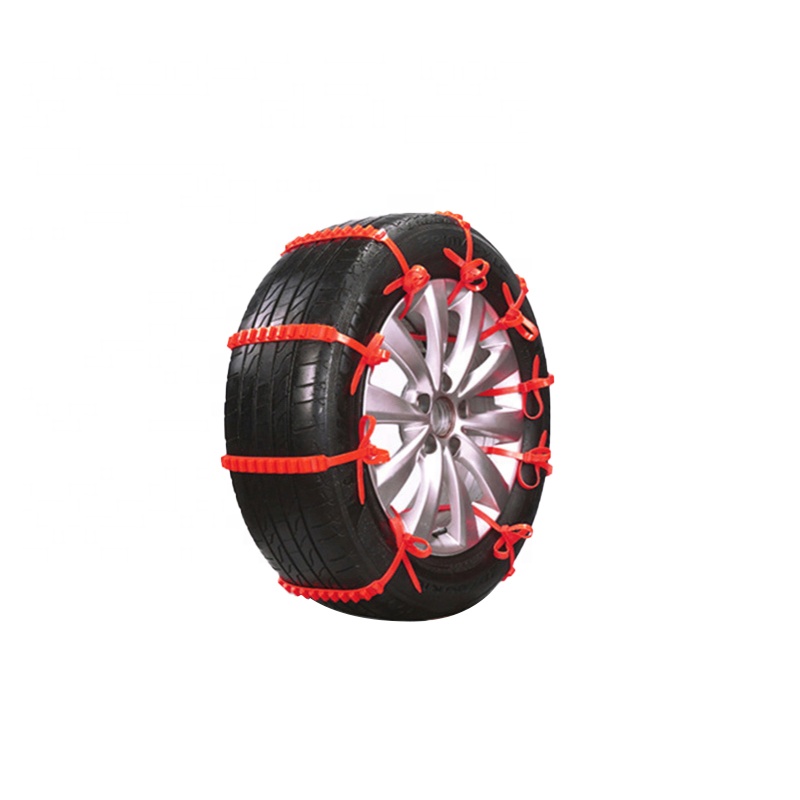 Car tire chain nylon material, snow anti-skid universal emergency vehicle chain