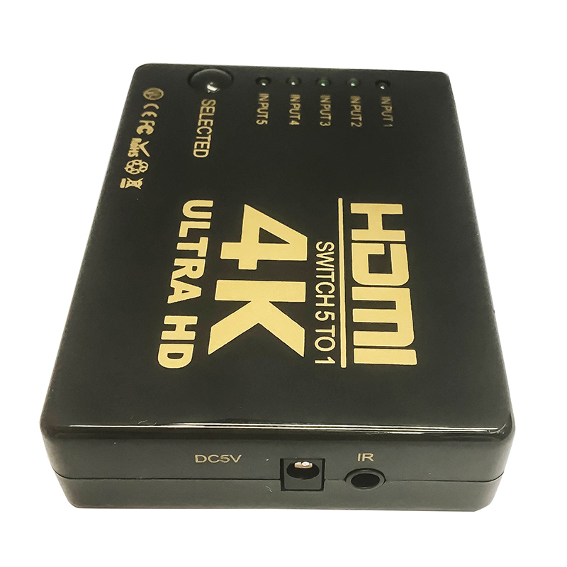 HDMI-переключатель 4K, 60 Гц, переключатель HDMI, 5 портов, автоматический переключатель, 5 портов, 1 Salida Soporta 4K для PS4, Xbox, HDTV