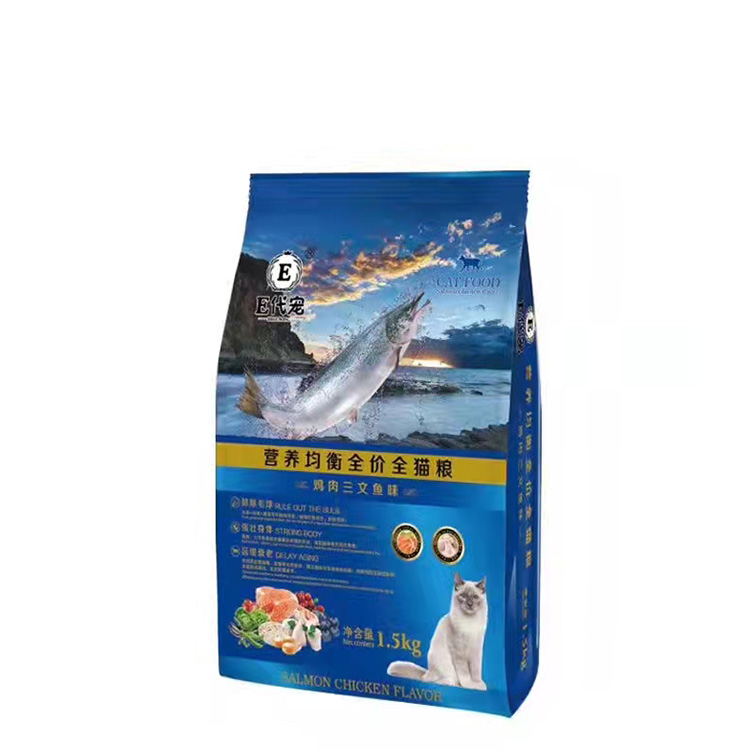 Оптовая продажа, еда для кошек Aozi с сухой собакой, курицей, лососем