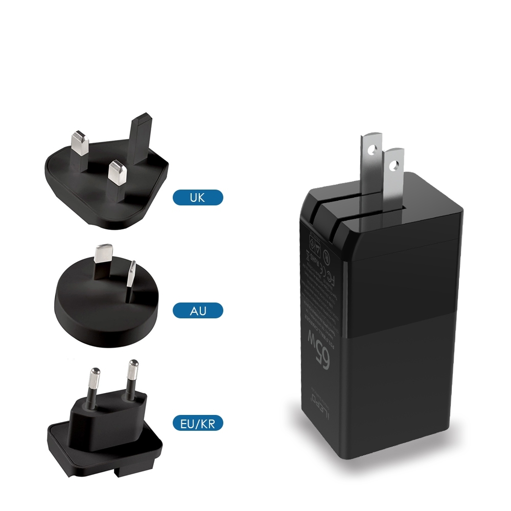 65W GaN 4,0 3,0 USB C Быстрая зарядка US/EU/UK/AU/KR разъем типа C PD lightning USB для iPhone 12 11 Pro X XR XS Max 8 Быстрая зарядка