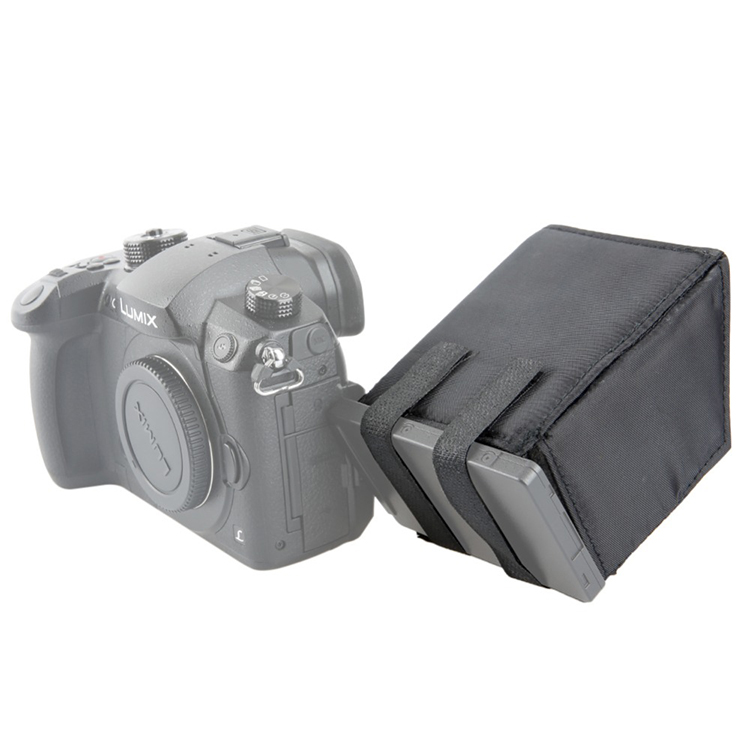 Нейлоновый солнцезащитный козырек для Panasonic Lumix GH4 GH5 G7 G85 GX8, затеняющий козырек для ЖК-экрана, видеомонитор, складной козырек от солнца
