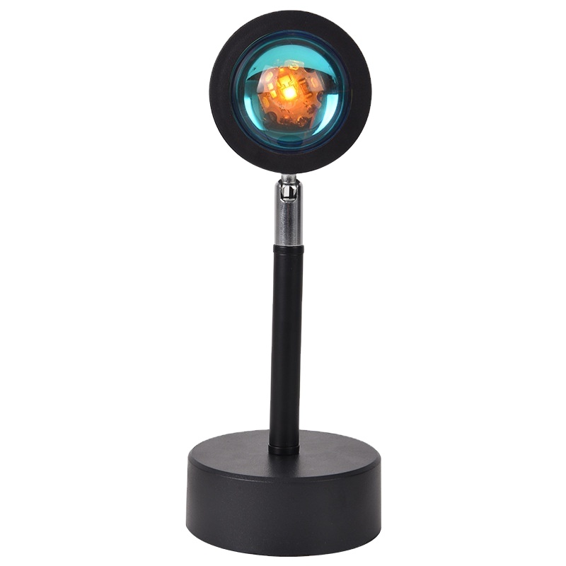 2021 Newest Usb RGB Sunset Lamp Sun Rainbow Sunset Projector Lamp Night Light Led Sunset Projection Lamp For Home Decoration