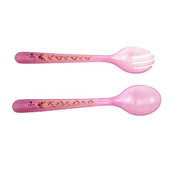 serving plastic salad tools Cutlery Spoon Salad Server Set