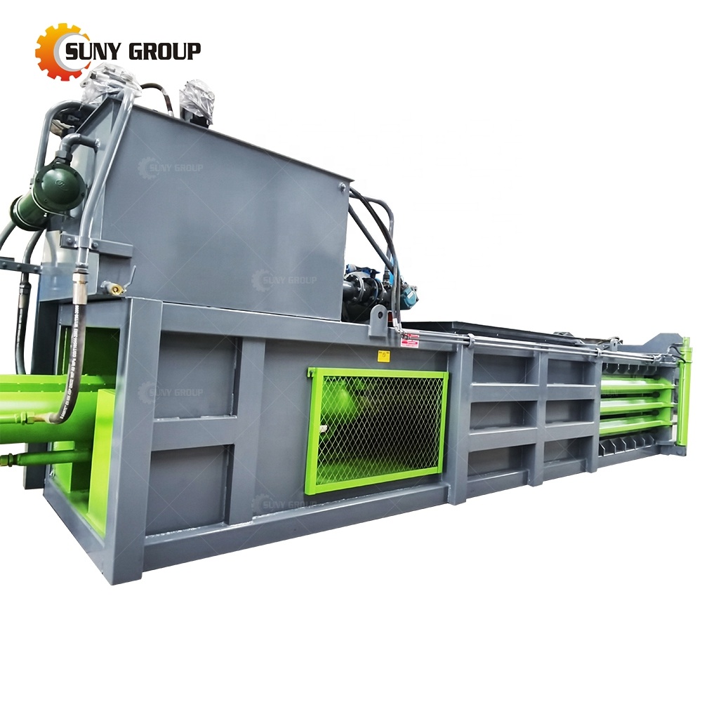 Waste paper baler/ waste plastic bottles hydraulic baler machine