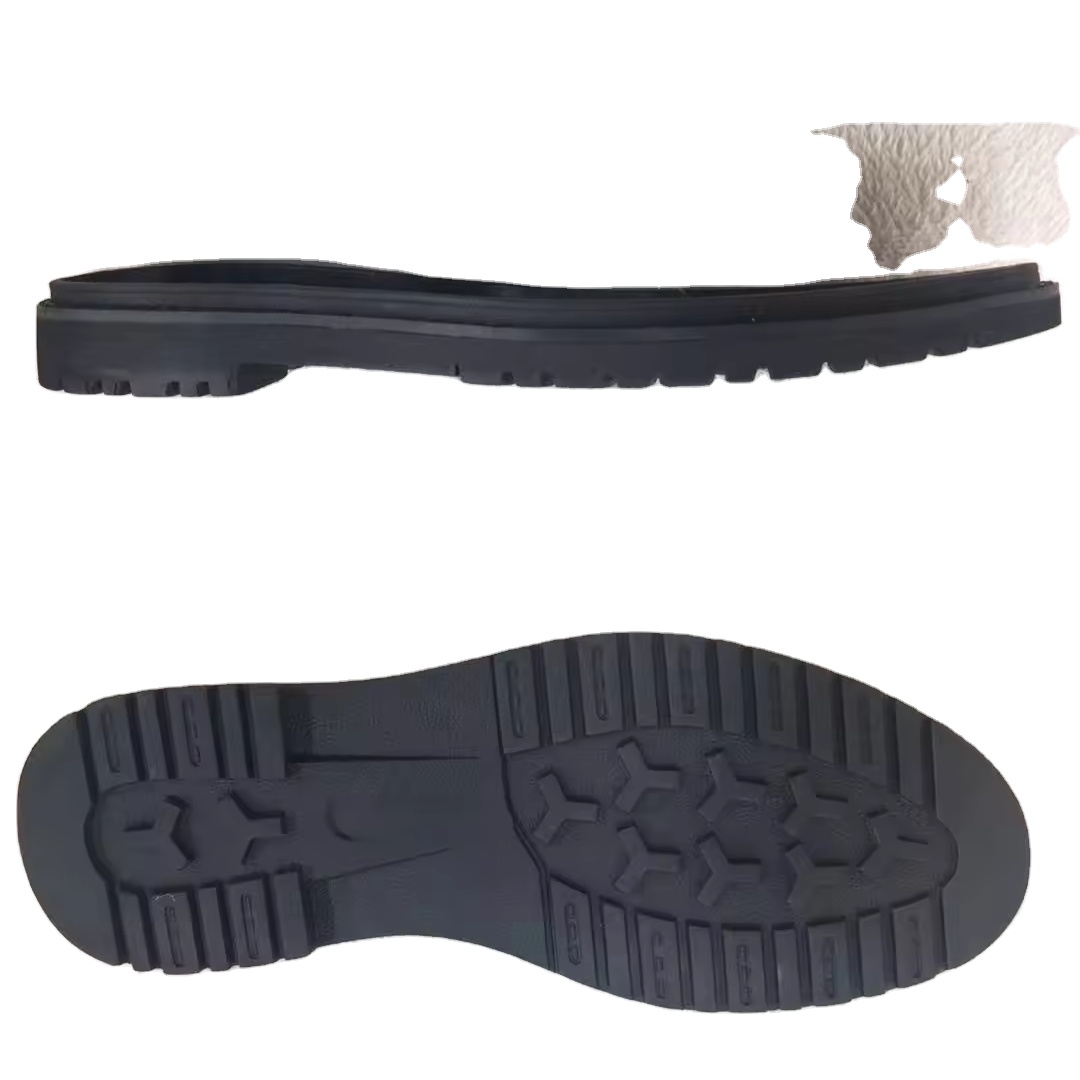 Zhiya China high quality manufacturing casual sole vibram rubber sole Oxford High side casual sole