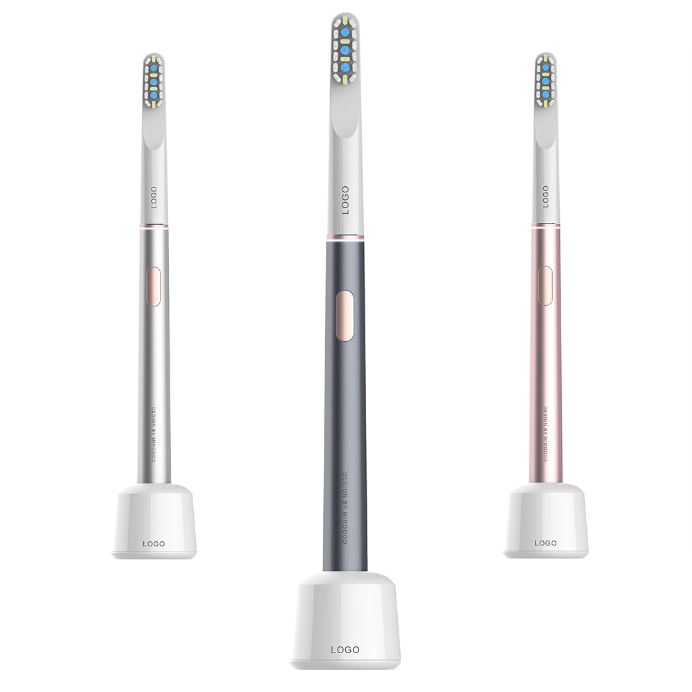 LULA Premium Ultrasonic Electric Toothbrush Original Manufacturer Custom Design Rotating Rose Gold Toothbrush With Travel Case