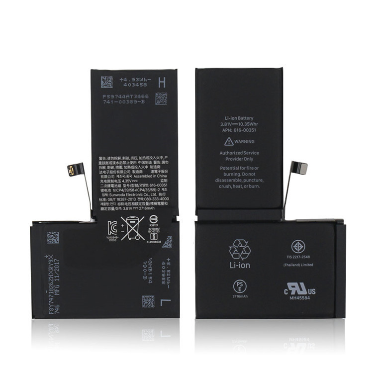 Китайская фабрика, оптовая продажа, OEM Сменный аккумулятор для iPhone 11 11Pro 11Pro Max X XS XR