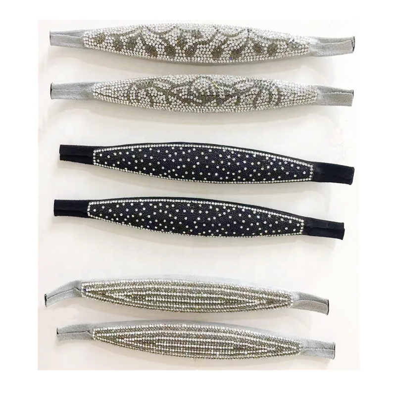 New trendy high quality oval diamond decorating foam inside upper strap for woman shoes and sandals