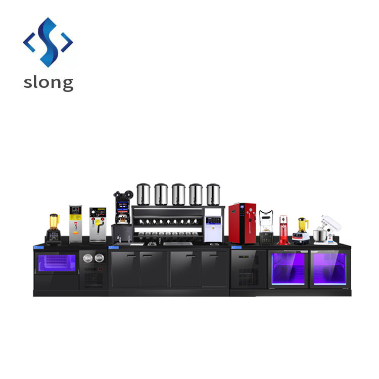 2021 new bar equipment stainless steel bar height watchband sink cabinet milk tea shop