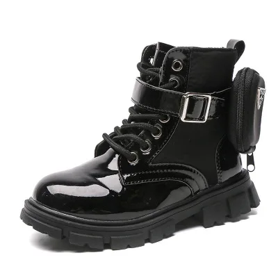 NIAN OEM Chaussures Pour Femmes Girls 2021Spring And Autumn Fashion British Short Kids Boots