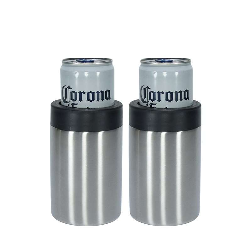 12oz Coozies Reusable Insulated Double Wall Beer Can Cooler Stainless Steel Insulated Can Cooler
