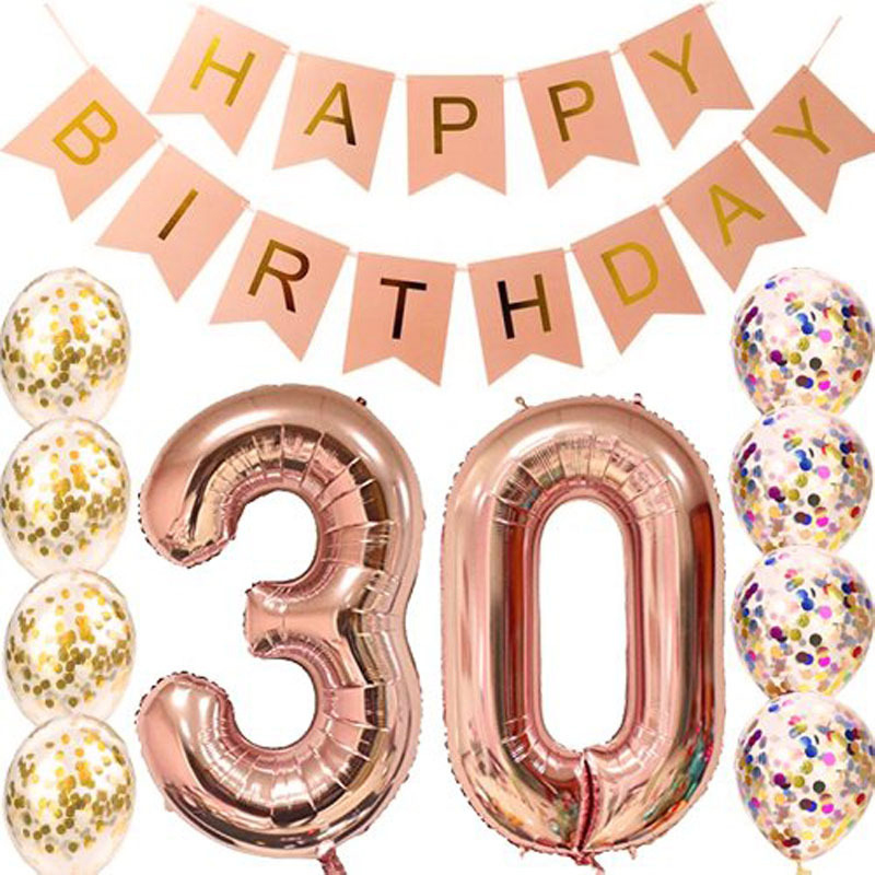 Yttria YR 21st birthday Party Supplies kit 13th party set
