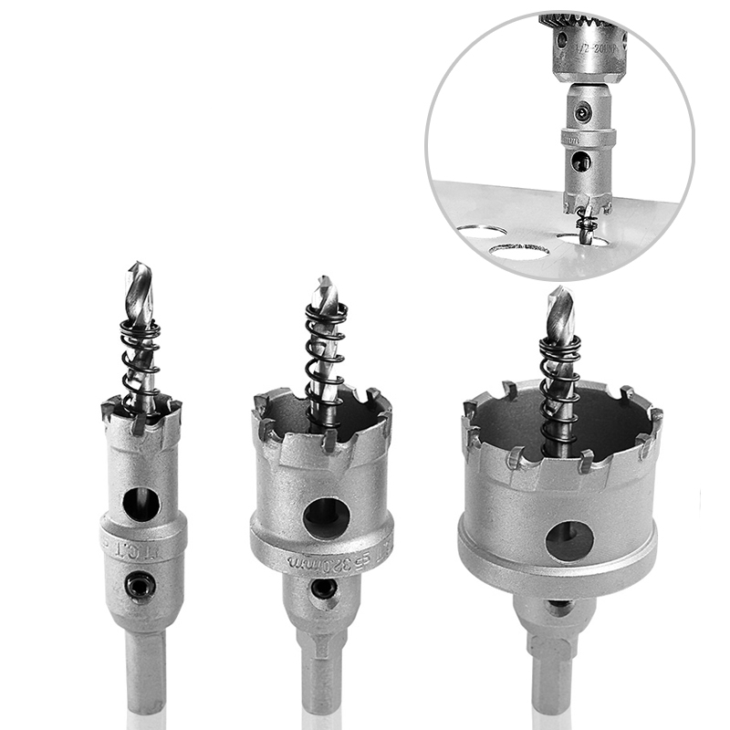 Wholesale Thick Metal Carbide Hole Cutter Cutting Depth 25mm Hole Saw For Iron Pipes