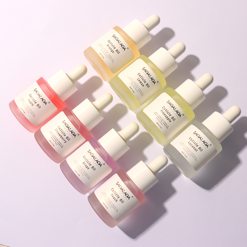 Custom Nail Cuticle Revitalizer Oil with dropper bottle Vitamin E and B Nail Cuticle Oil Wholesale