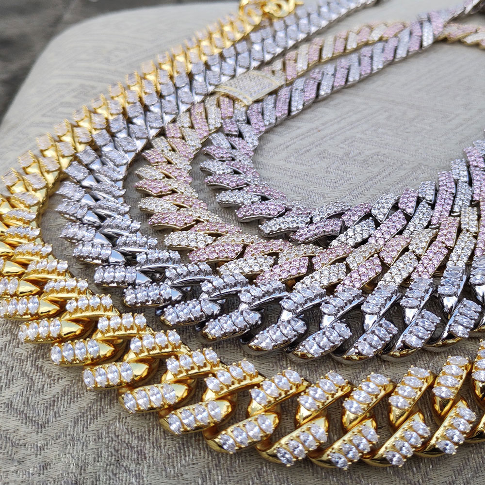 2020 мисс ювелирные изделия хип хоп Высокое качество Новый дизайн bling кубического циркония алмаз Майами iced out цепи