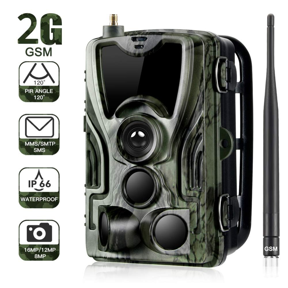 2G камера слежения HC801M охотничьи камеры 16MP 1080P SMS дикой природы инфракрасная камера с режимом ночного видения камеры MMS фото ловушка