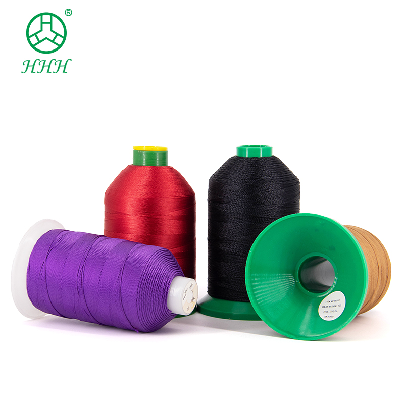 4ply high tenacity polyester bonded thread for shoes