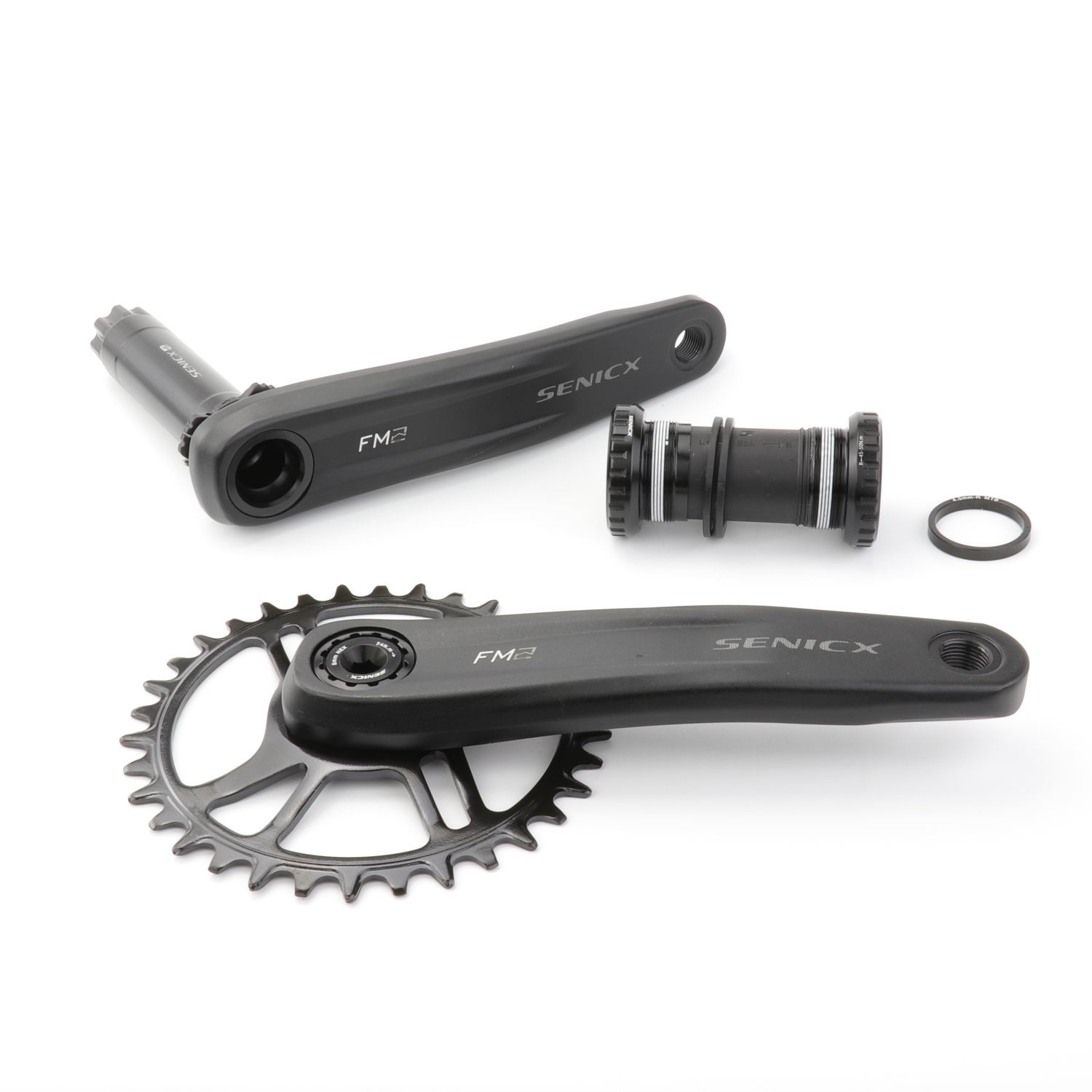 Senicx MTB диаметра окружности болтов (FC-FM2-C1 165/170/175 мм 34T прямое Крепление 11S/12S горный велосипед Boost фрезерный станок с ЧПУ с кареткой