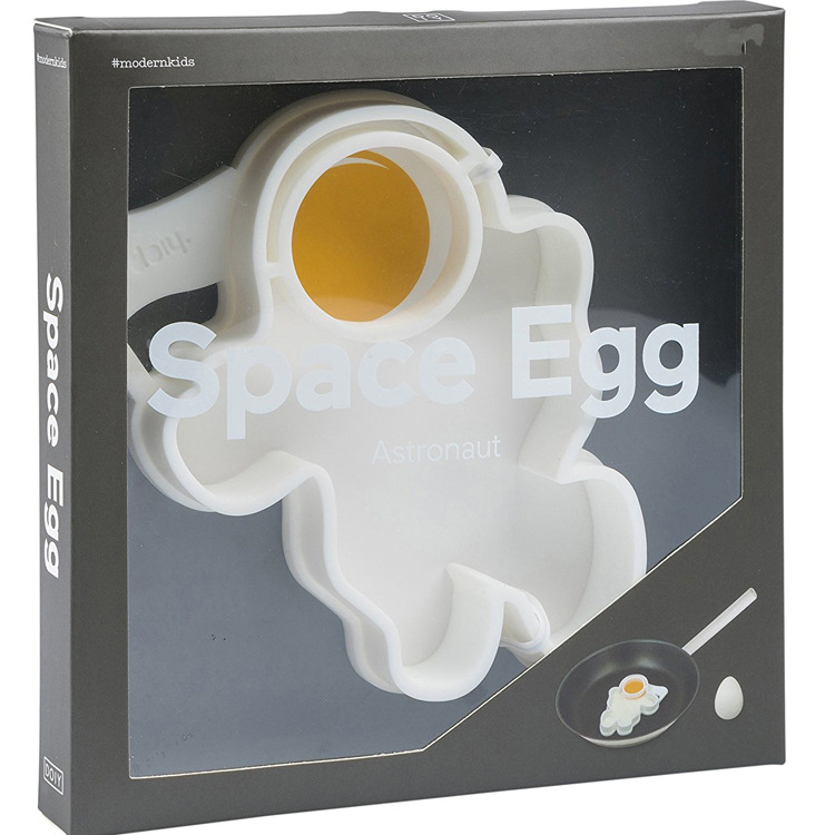 Creative food grade silicone fried egg organ insteresting space people design silicone egg mold