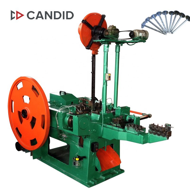 Full auto corrugated/roofing/umbrella nail making machine