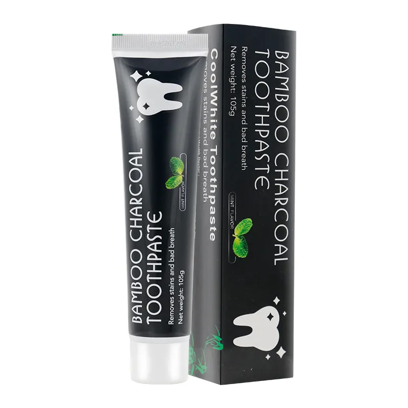 Activated Organic Bamboo Charcoal Powder Teeth Whitening Toothpaste