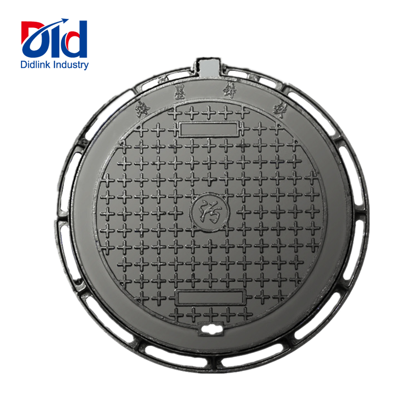 EN124 square(300 x 300mm)double seal manhole cover ductile iron manhole cover