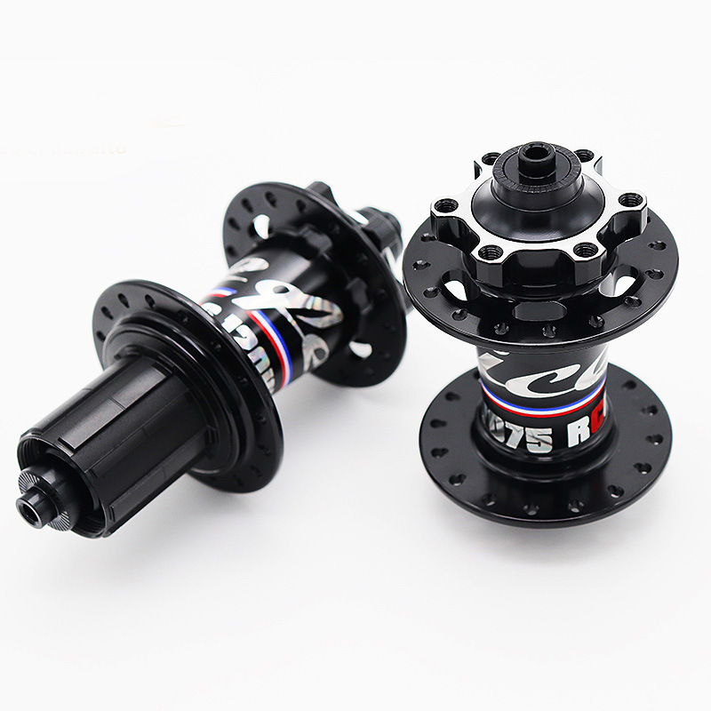 Mountain Bike Bicycle Disc Brake Hub Front And Rear Axle Skin Hubs Front Two Rear Four Palin Bearings 24 Hole Straight Drums
