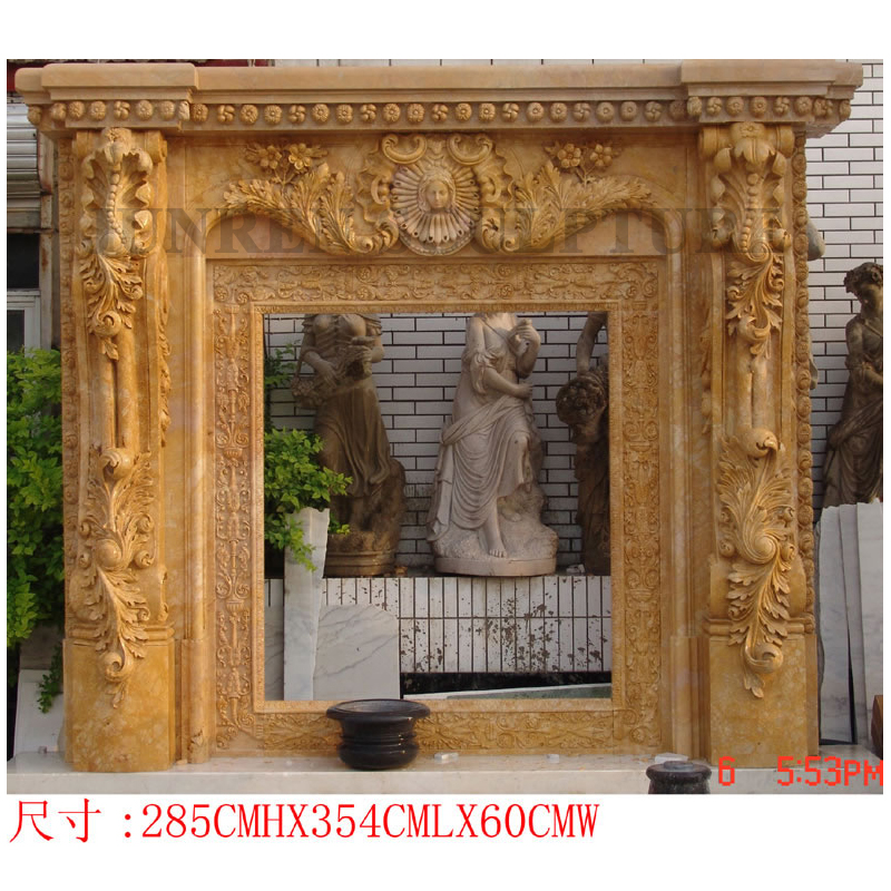 Заводская цена, ручная резная мраморная статуя двери, Мраморная дверная рама