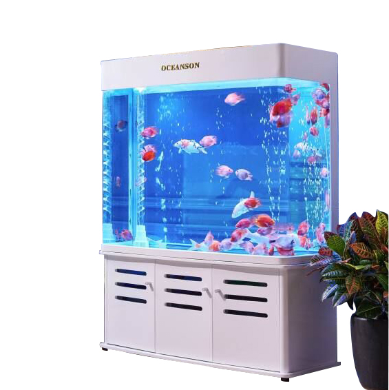 Factory Custom Clear Square Glass Marine Aquarium Fish Tanks For Decoration