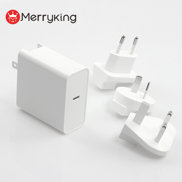 Оптовая продажа цена 65 Вт USB-C зарядное устройство PD TYPE C адаптер 5В 3A/9V 3A/15В 3A/20V 3.25A с Ган технологии