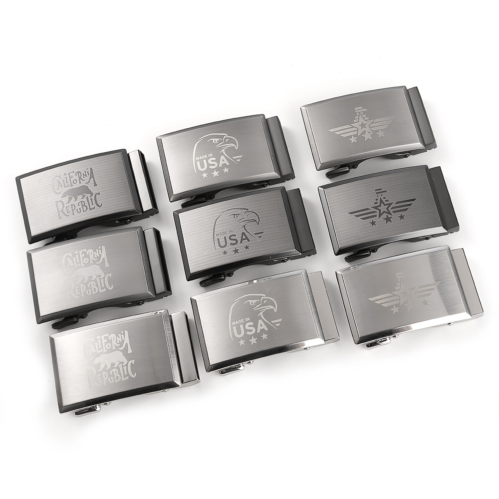 Blank Black Custom Metal Quick Release Adjustable Automatic Belt Buckle
