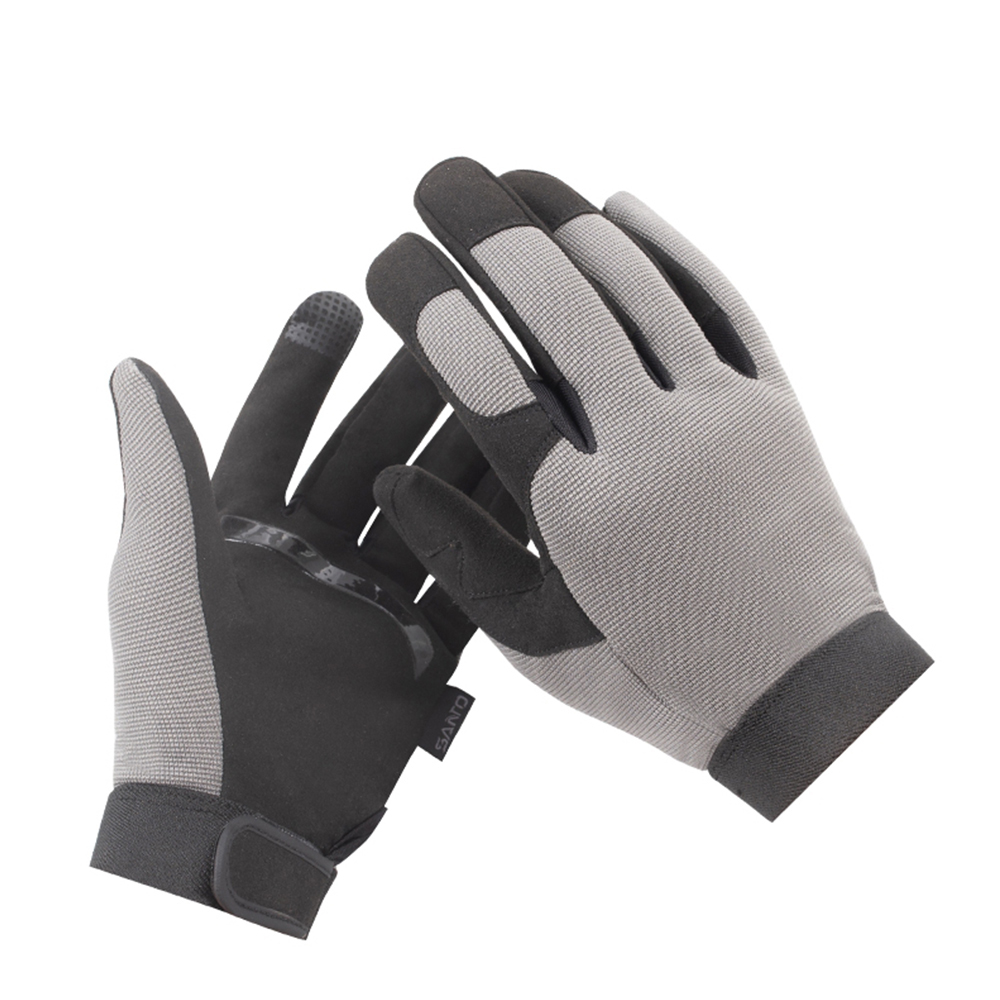 Custom Made Touch Screen Winter Sports Gloves Outdoor Anti Slip Cycling Full Finger Gloves Gym Unisex