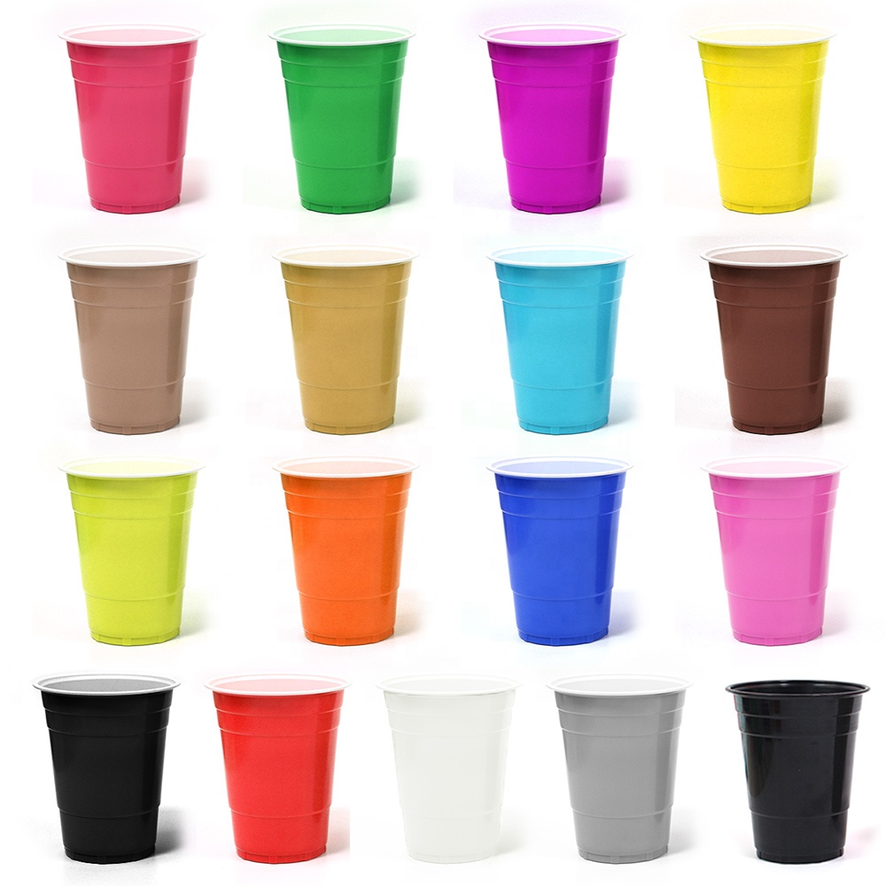12oz-32oz PS материал и использование напитков, пластиковая пивная чашка, праздничная чашка