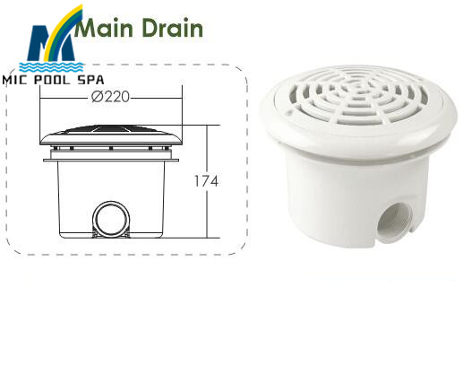 Swimming Pool accessories Gutter Drain/outlet fitting equipment