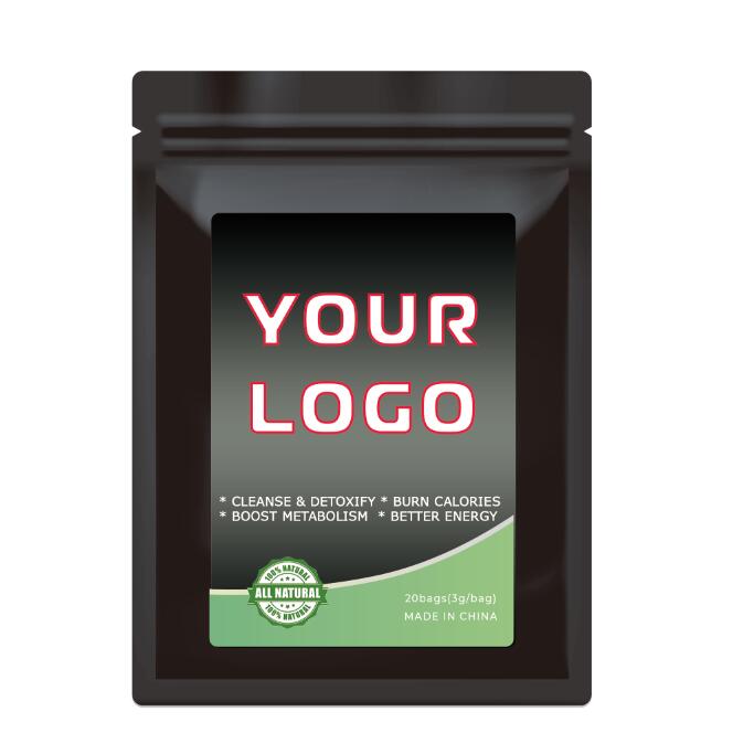 Your logo 14 days herbal senna leaf flat tummy detox tea private label 28 teabags teatox with logo