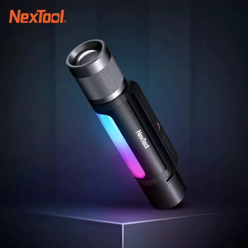 Mijia nextool 12 в 1 фонарик водонепроницаемый кемпинг свет USB-C перезаряжаемая Мобильная мощность Масштабируемые переносное аварийное освещение