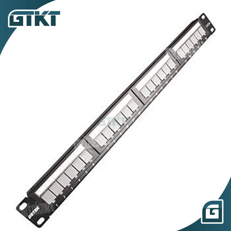 1U Cat6 Patch Panel 24 Port patch panel Cat6 RJ45 ethernet patch panel Networking Rackmount 19inch 19"