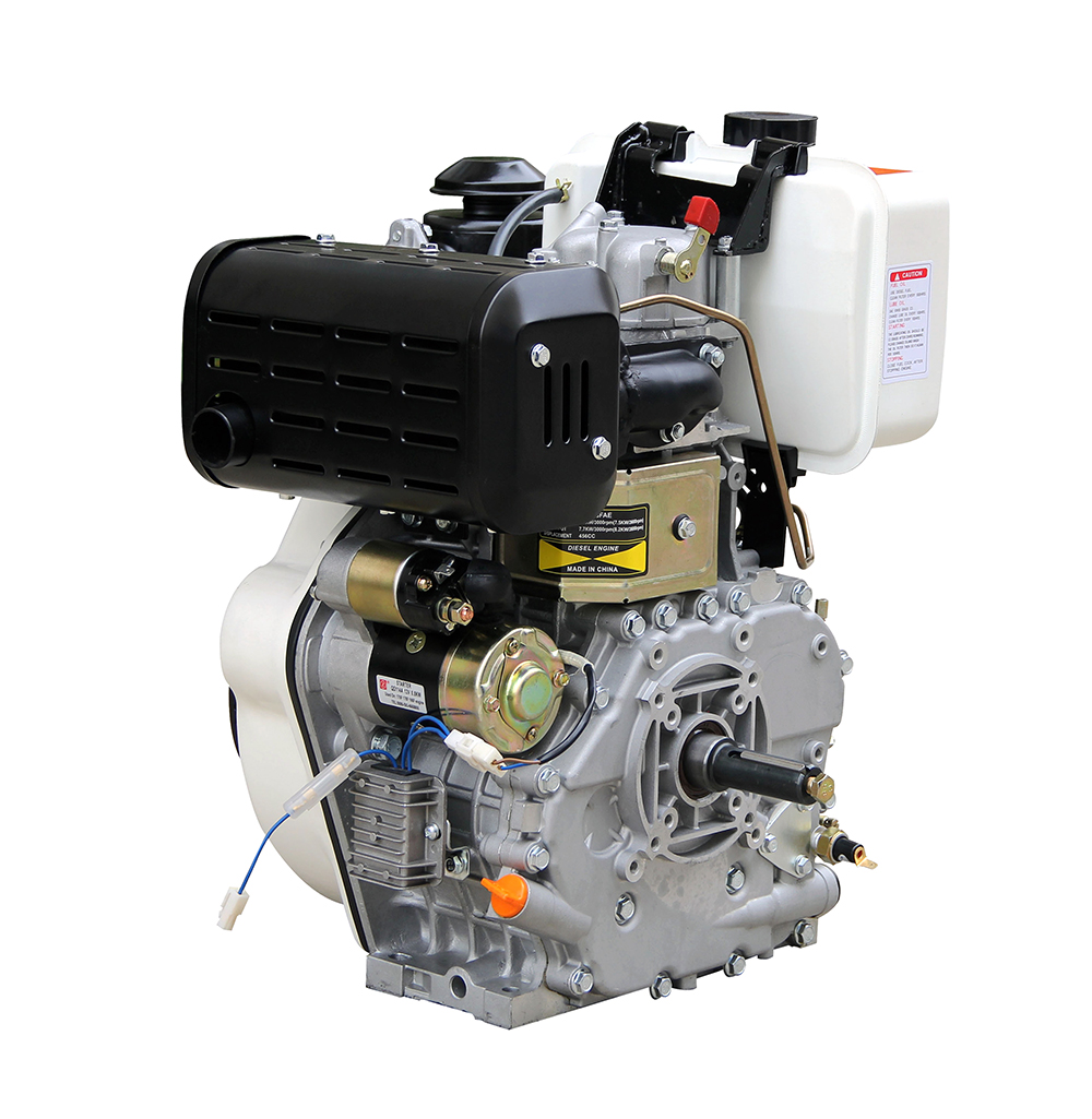 186FA дизельный двигатель лодка 10hp keyway вал выход с воздушным охлаждением