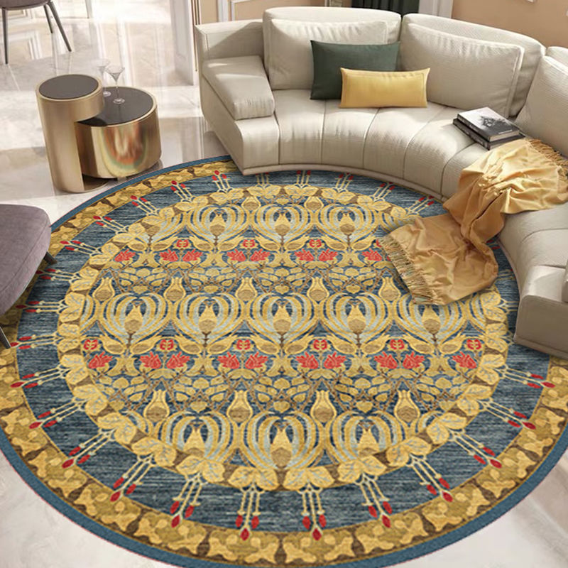 American Round Carpet Floor Mats Living Room Mats Carpets Bedroom Bedside Soft Carpet Rugs