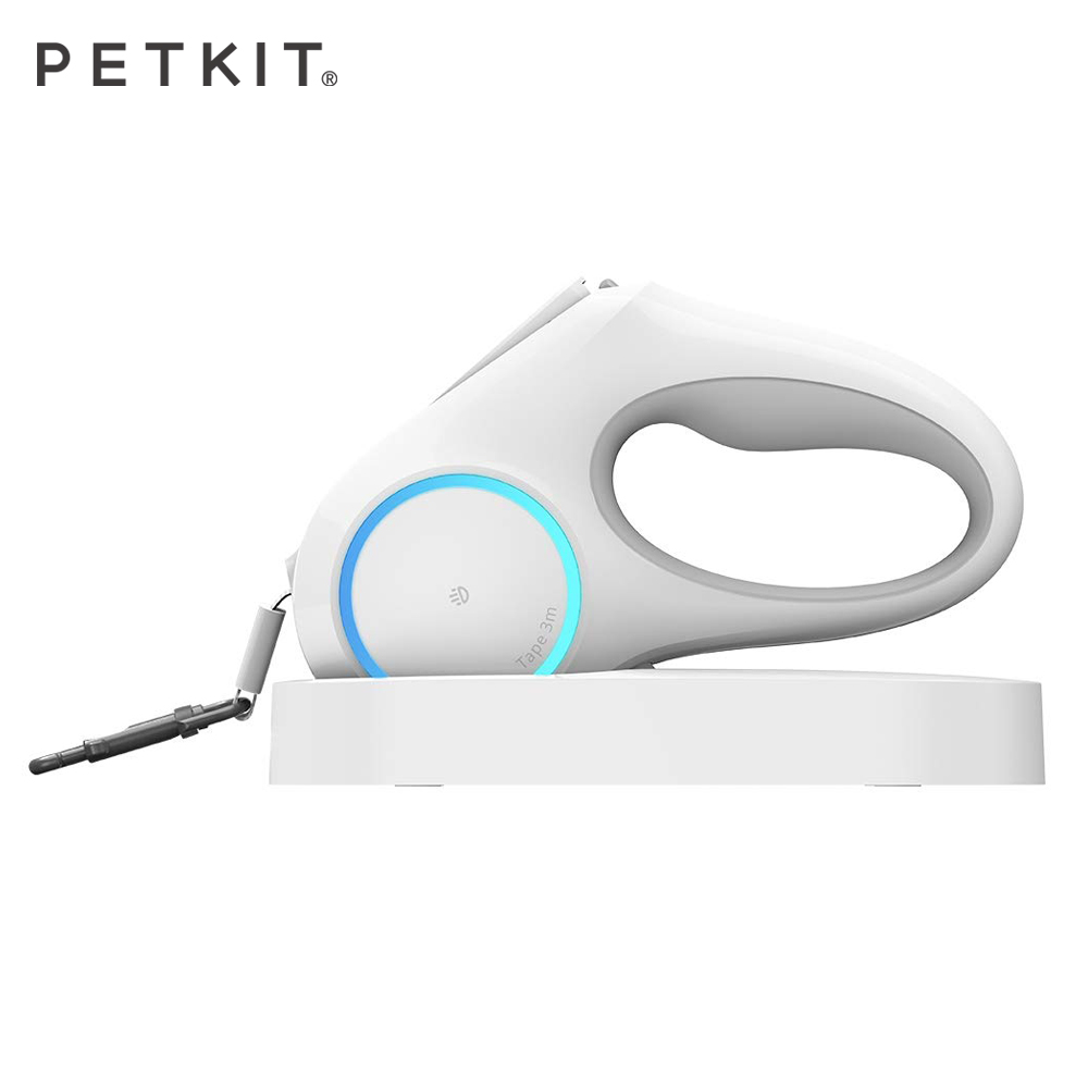 PETKIT Go Shine Новый Выдвижной Поводок для собак с 2 ленточными кольцами, налобный фонарь, Магнитная Зарядка