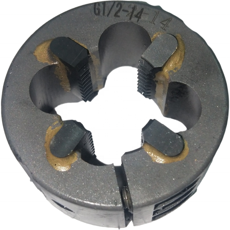 SML NPT UNC Adjustable Tungsten Carbide Round Thread Dies with Welding Alloy
