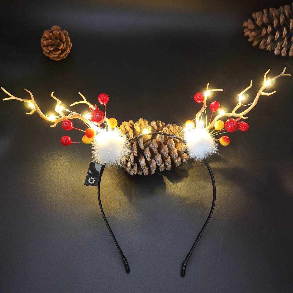 Wholesale New Customizable Hair Accessories Christmas Children's Headband Headwear Party